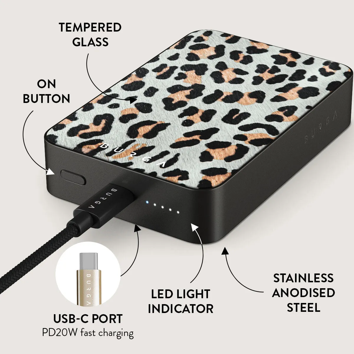Baby Leo - Leopard Magnetic Power Bank