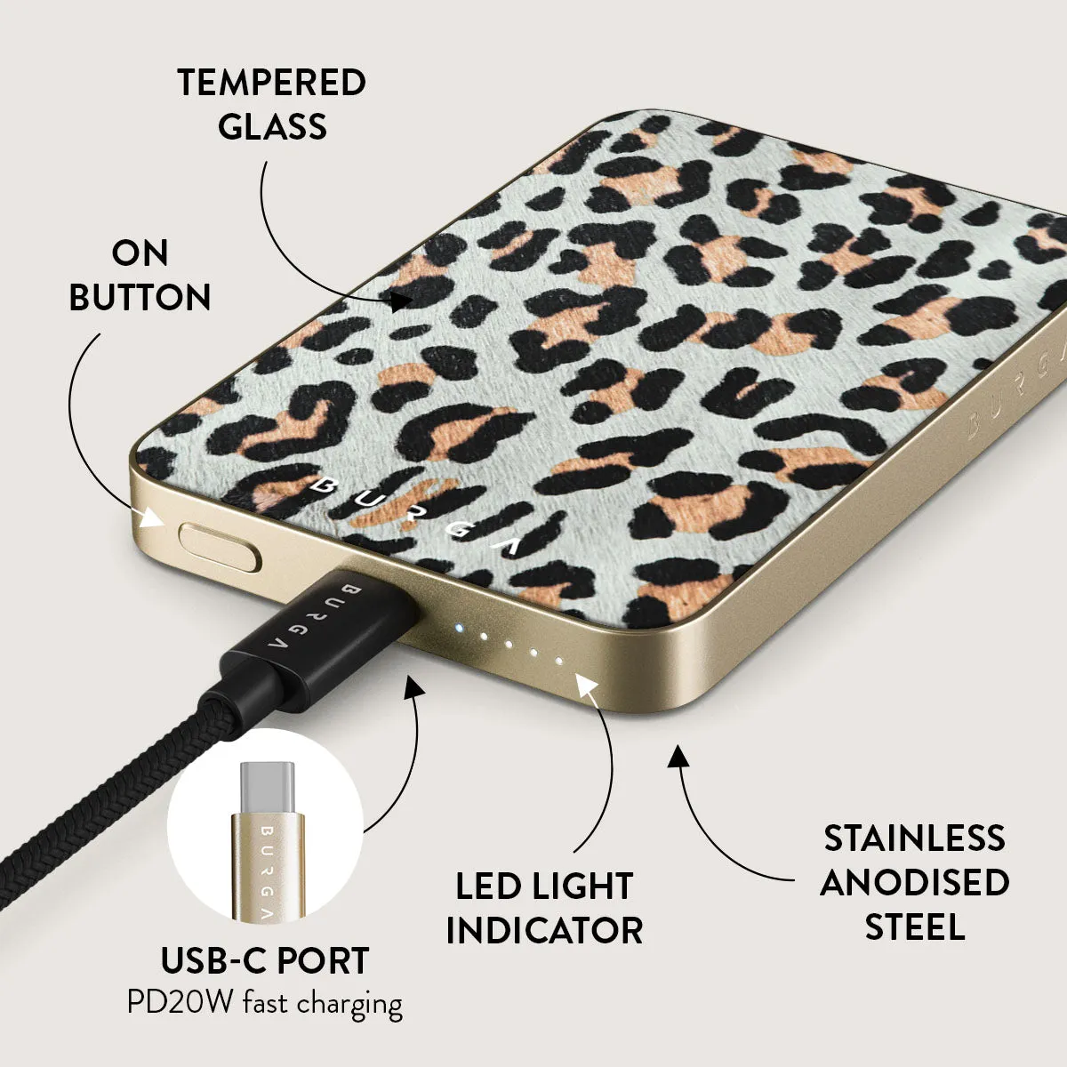 Baby Leo - Leopard Magnetic Power Bank