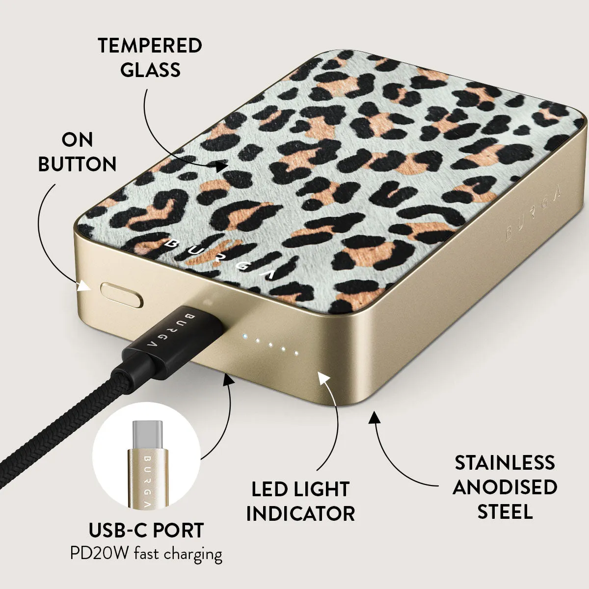 Baby Leo - Leopard Magnetic Power Bank