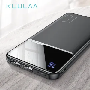 Bank iPhone For KUULAA 8 Battery Charging 10000 Portable 10000mAh Value-based PowerBank Charger Power PoverBank Xiaomi 9 Wholesale prices USB Mi External mAh