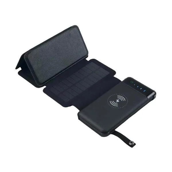 Bank Solar Battery - Powered Wireless Adjustable Charger Easy-to-use