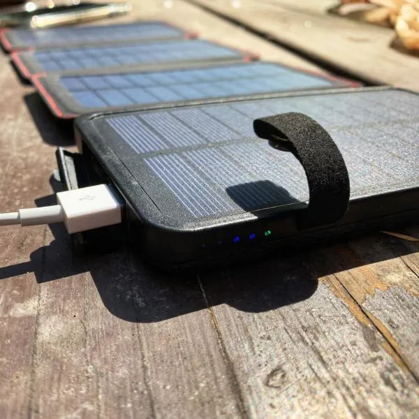 Bank Solar Battery - Powered Wireless Adjustable Charger Easy-to-use