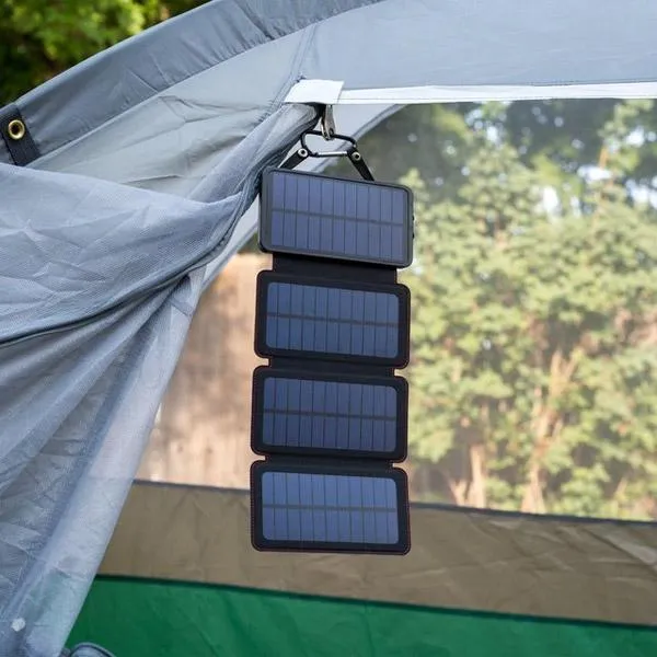 Bank Solar Battery - Powered Wireless Adjustable Charger Easy-to-use