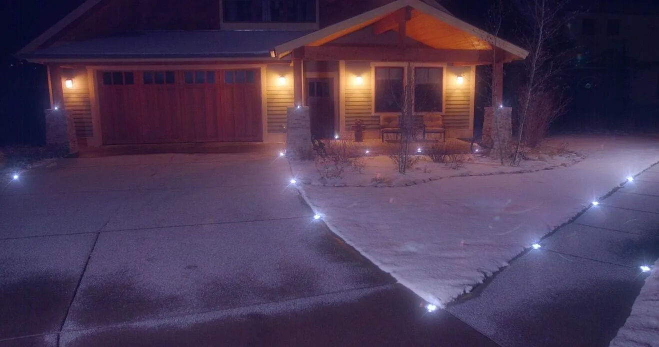 Bell Howell Disk Lights Solar Weatherproof LED Outdoor, As Seen on TV 4 Pack