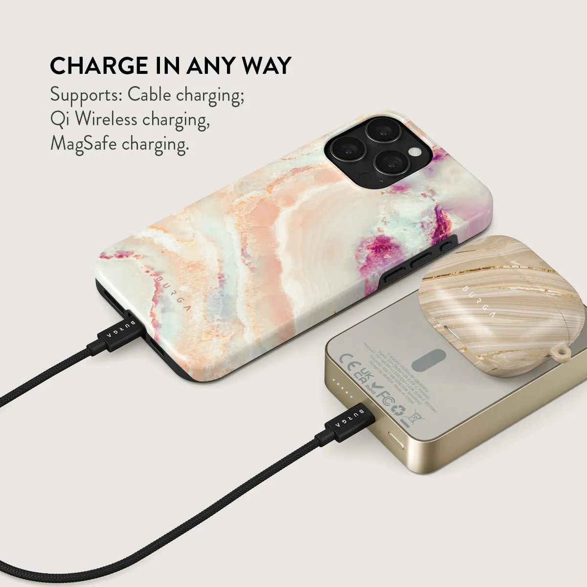 Berry Sorbet - Girly Magnetic Power Bank