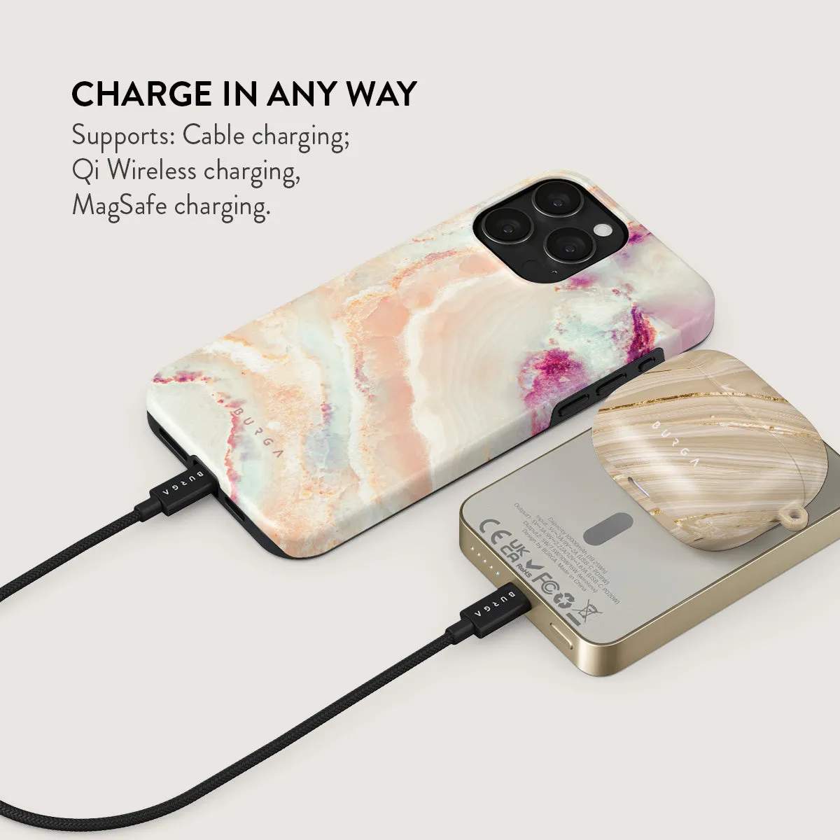 Berry Sorbet - Girly Magnetic Power Bank
