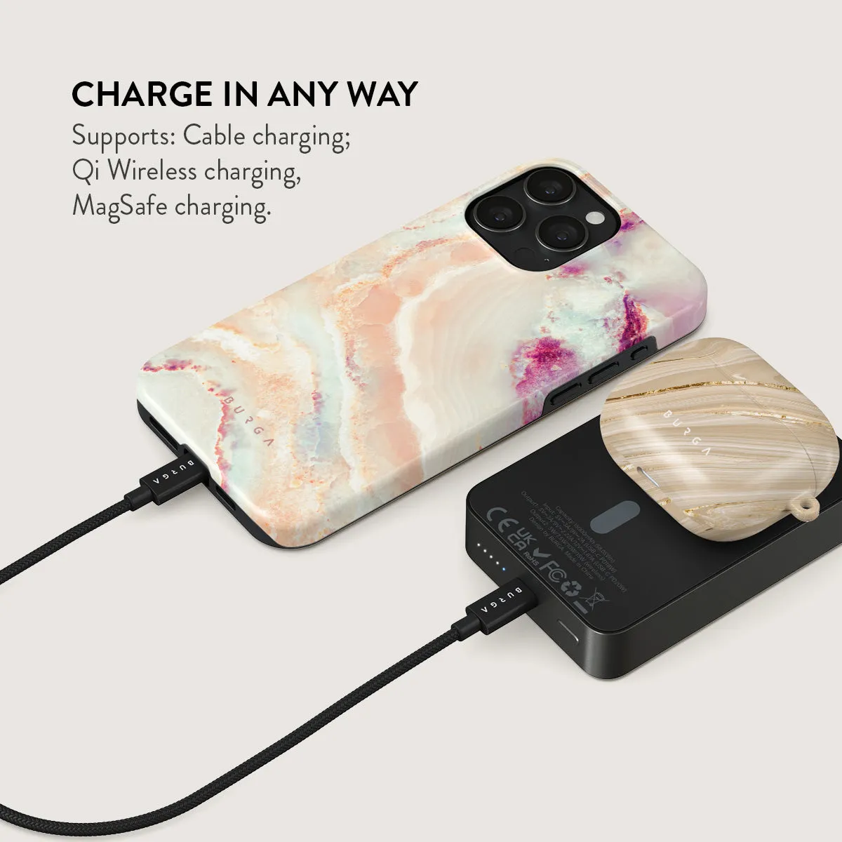 Berry Sorbet - Girly Magnetic Power Bank
