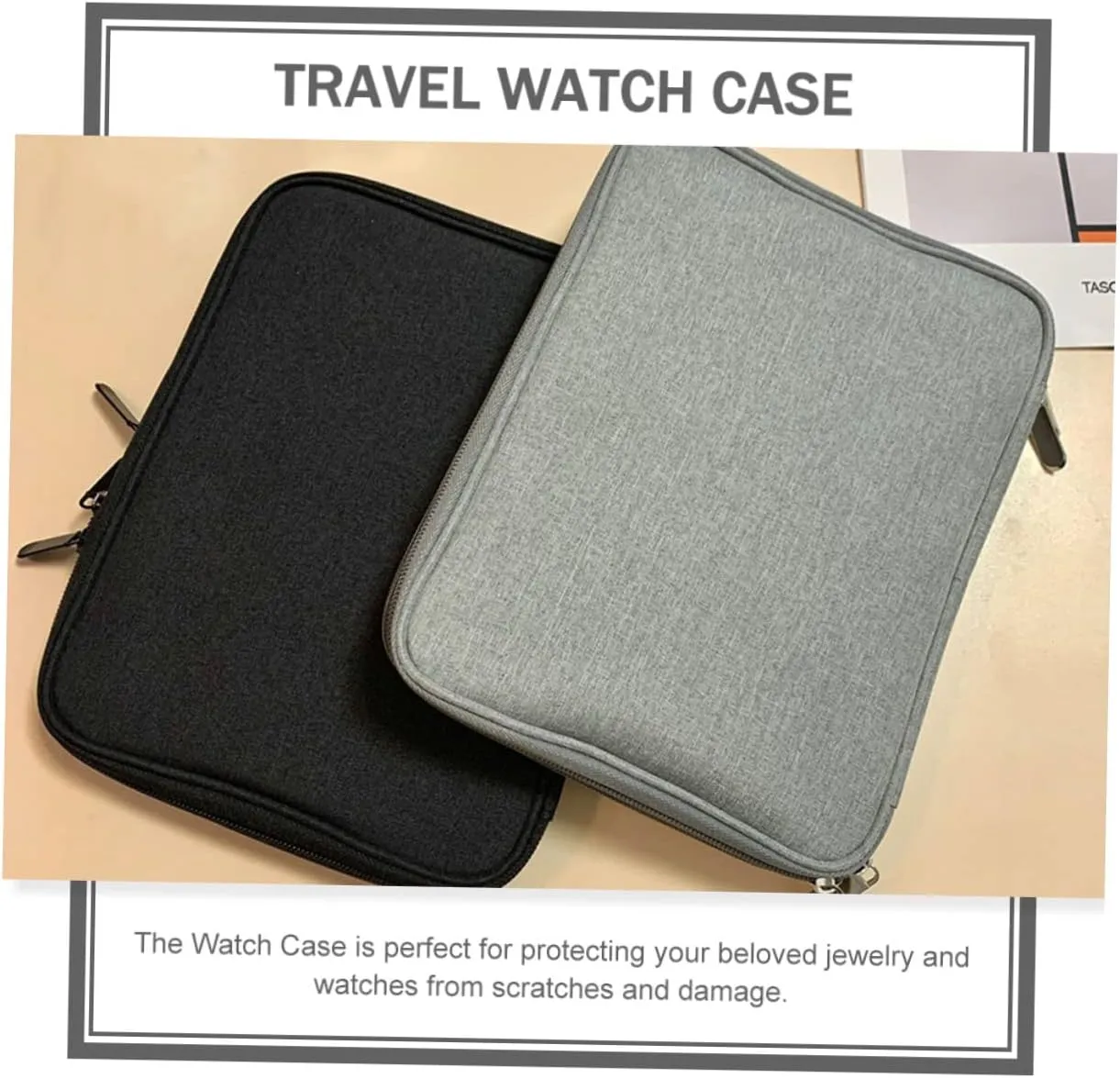 BESPORTBLE 2pcs Box Watch Jewelry Storage Case Watch Organizer for Women Portable Organizer
