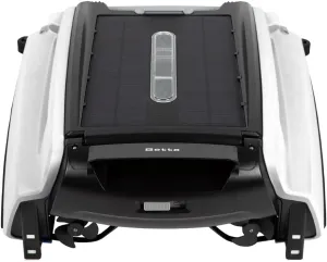 Betta SE Solar Powered Automatic Robotic Pool Surface Skimmer Cleaner with 24/7 Continuous Cleaning Battery Power and Re-Engineered Twin Salt Chlorine Tolerant Motors (White)