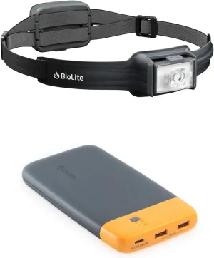 BioLite HeadLamp 800 Pro and Charge 40 Power Bank