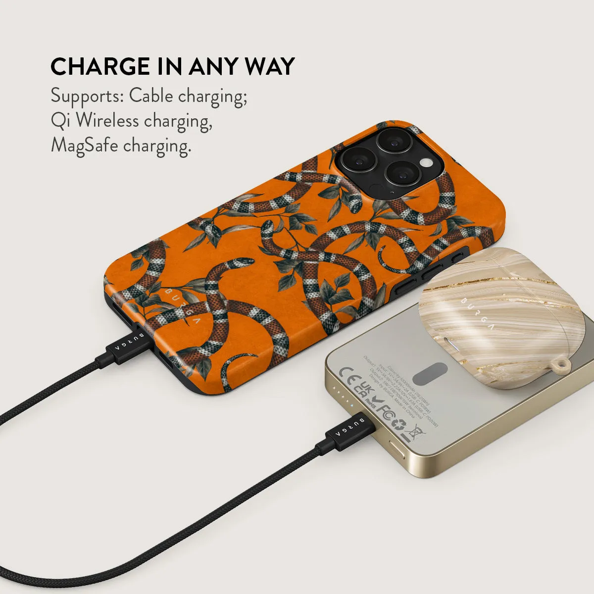 Bitter Apricot - Snake Magnetic Power Bank