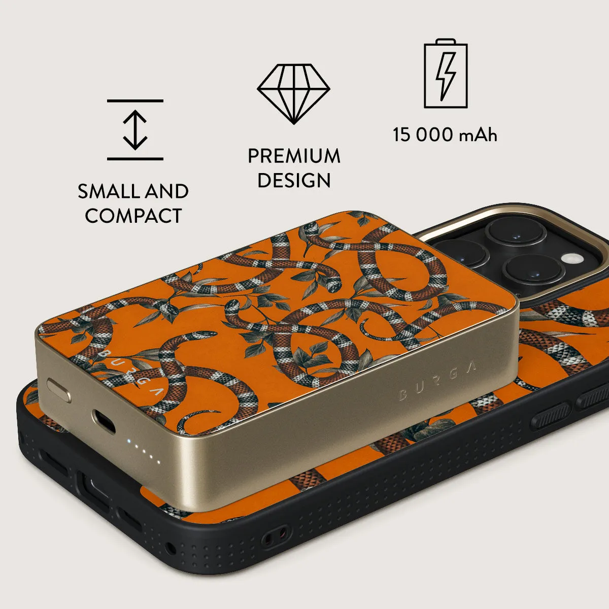 Bitter Apricot - Snake Magnetic Power Bank