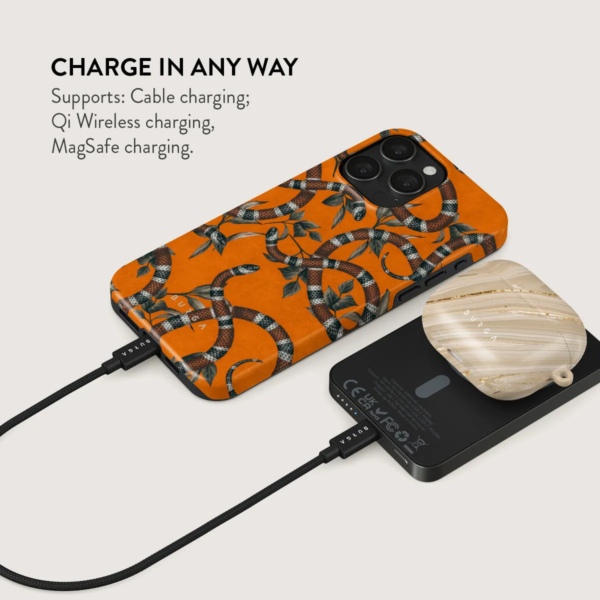 Bitter Apricot - Snake Magnetic Power Bank