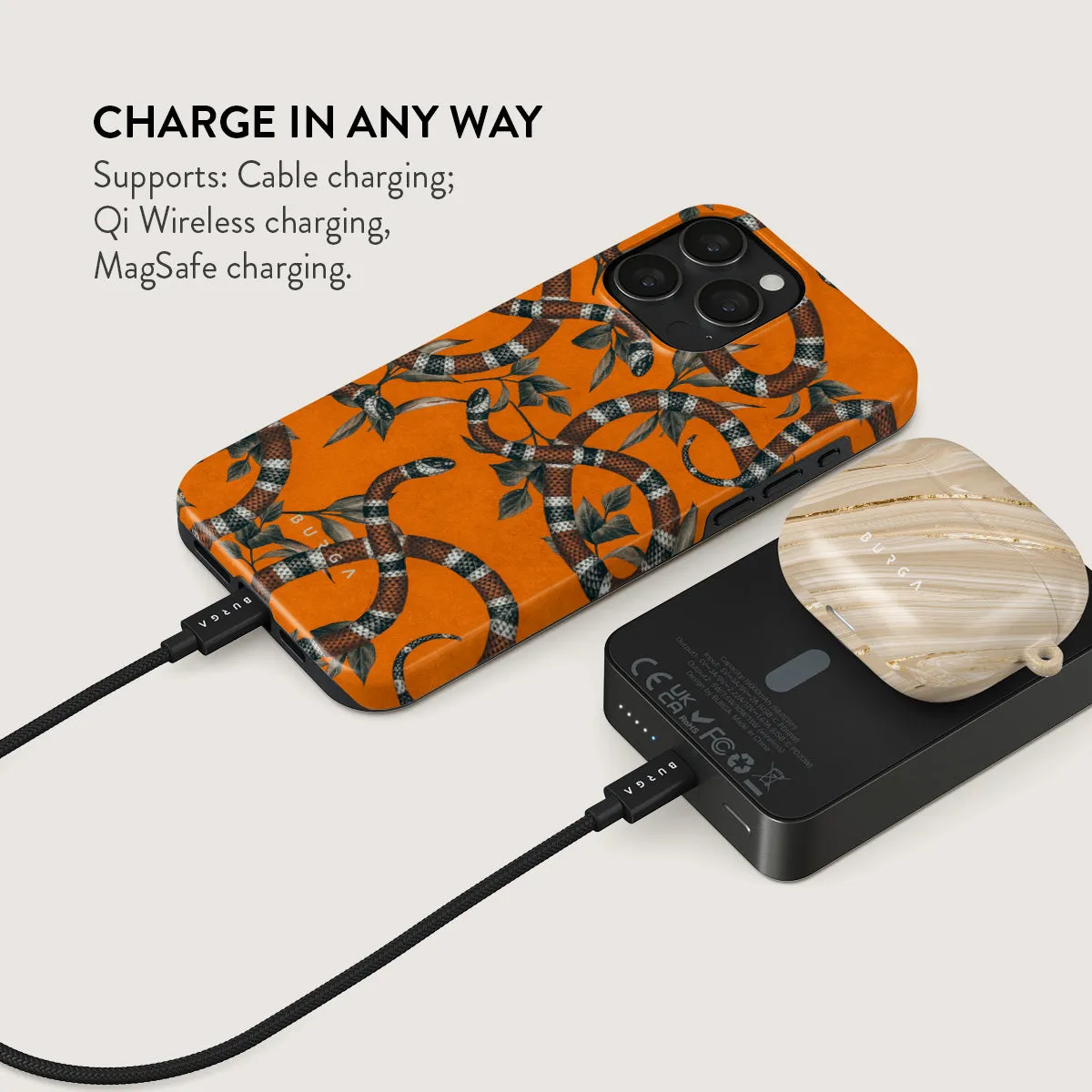 Bitter Apricot - Snake Magnetic Power Bank