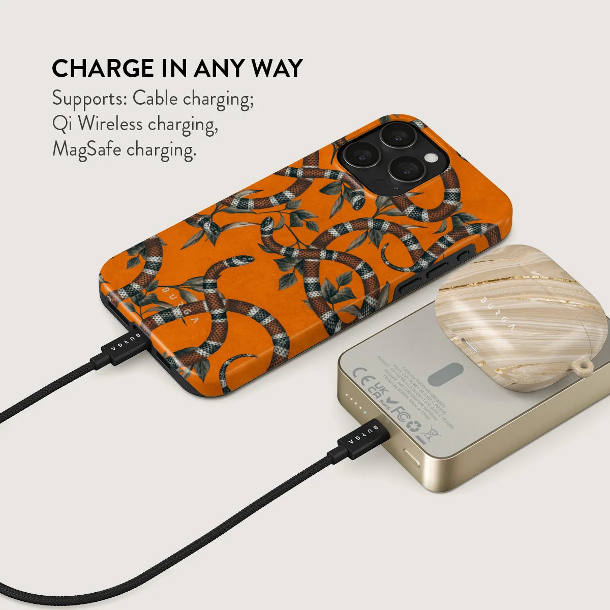 Bitter Apricot - Snake Magnetic Power Bank