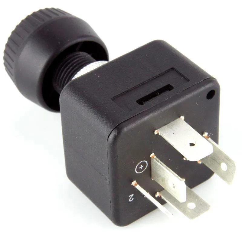 Black Rotary Headlamp Switch With Light Symbol