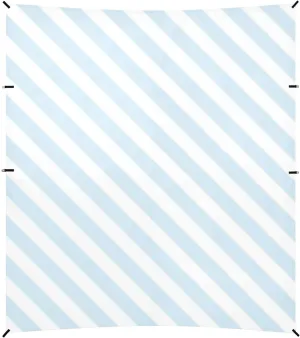 Blue Diagonal Stripe Stable Beach Tent UPF50  Easy Setup Shade Sun Shelter with Sandbags & Sand Shovel for Camping Trips, Fishing, Backyard Fun or Picnics