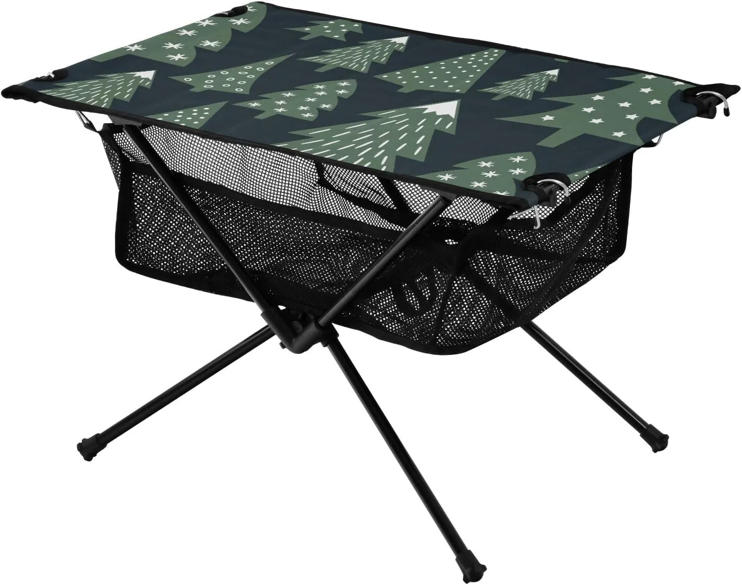 Bolaz Outdoor Folding Portable Picnic Camping Table-Tree Pattern 5,Storage Mesh for Camping Gear Accessories, Hiking, Mountaineering, Outdoor Travel