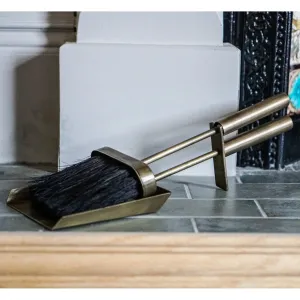 Brass Fireside Brush and Shovel by Ivyline