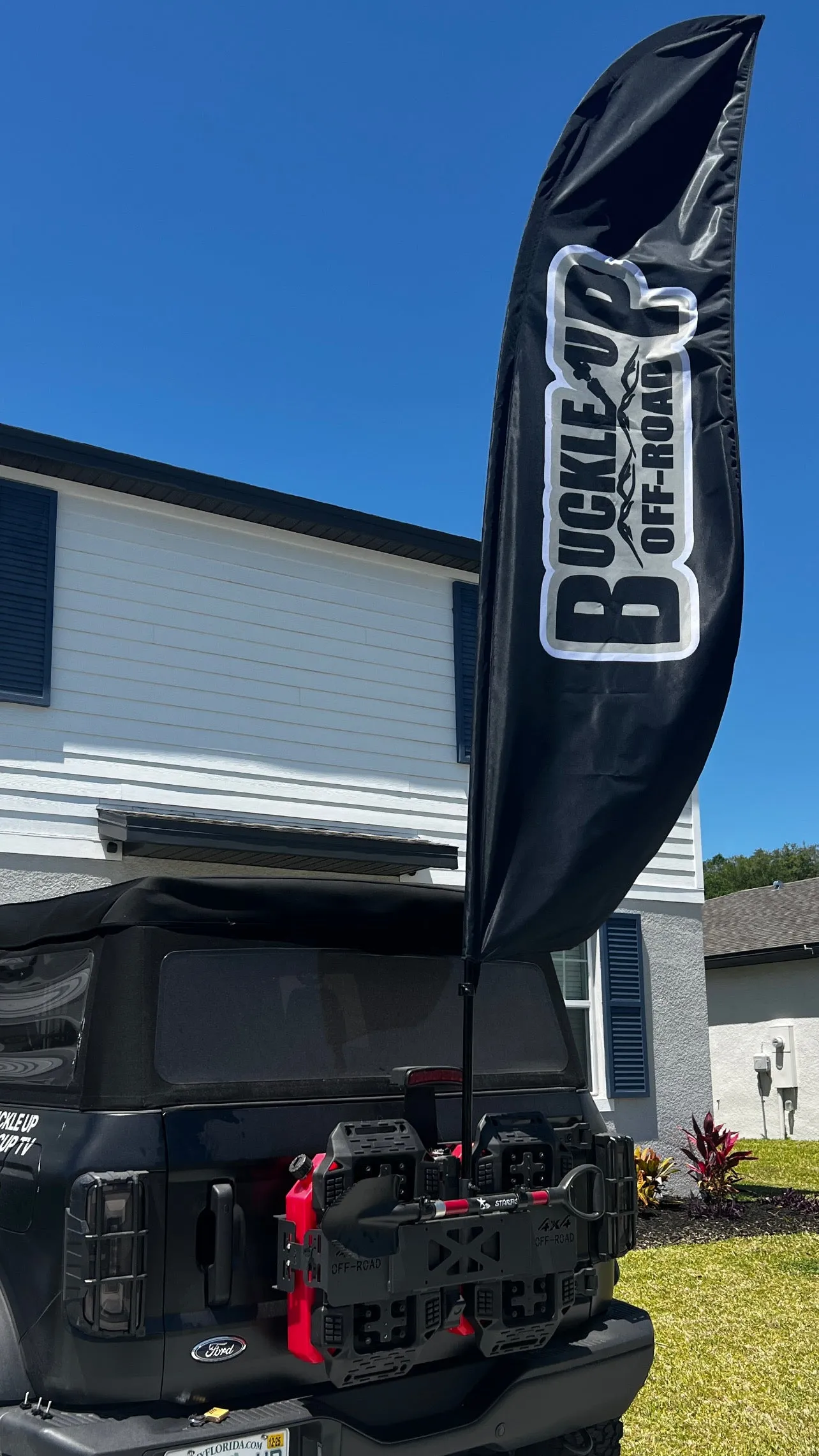 Buckle Up Off-Road Spare Tire Delete & Off-Road Gas & Track Board Storage Set for 2021  Ford Bronco | bub6gdeleterak