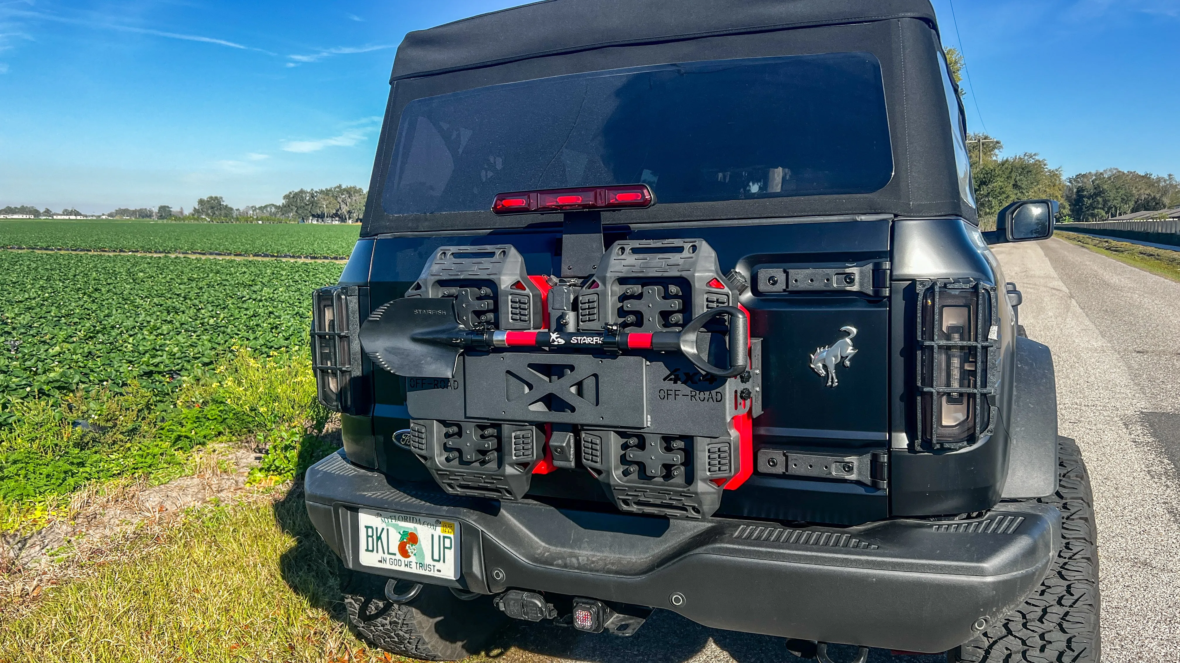 Buckle Up Off-Road Spare Tire Delete & Off-Road Gas & Track Board Storage Set for 2021  Ford Bronco | bub6gdeleterak