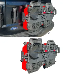 Buckle Up Off-Road Spare Tire Delete & Off-Road Gas & Track Board Storage Set for 2021  Ford Bronco | bub6gdeleterak