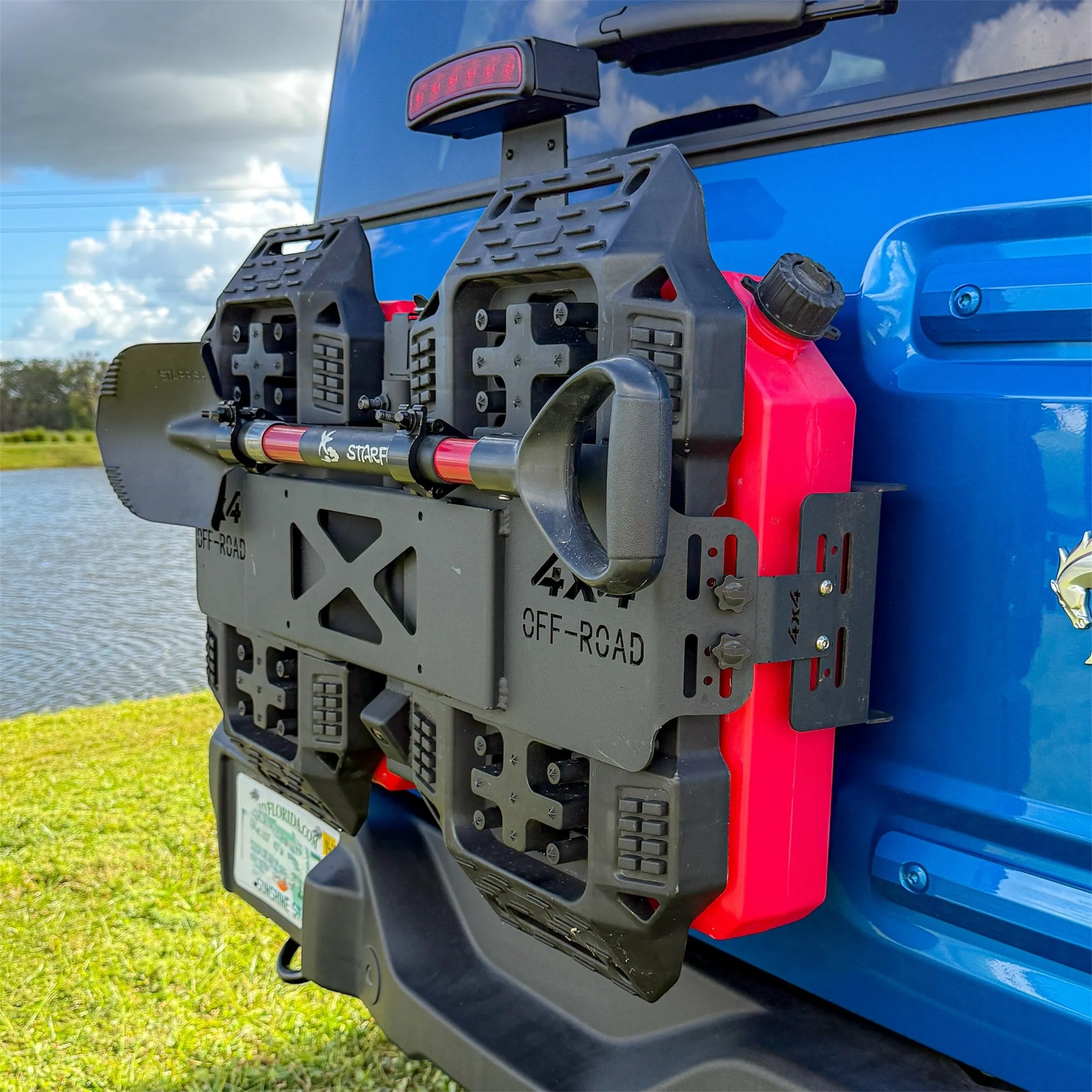 Buckle Up Off-Road Spare Tire Delete & Off-Road Gas & Track Board Storage Set for 2021  Ford Bronco | bub6gdeleterak