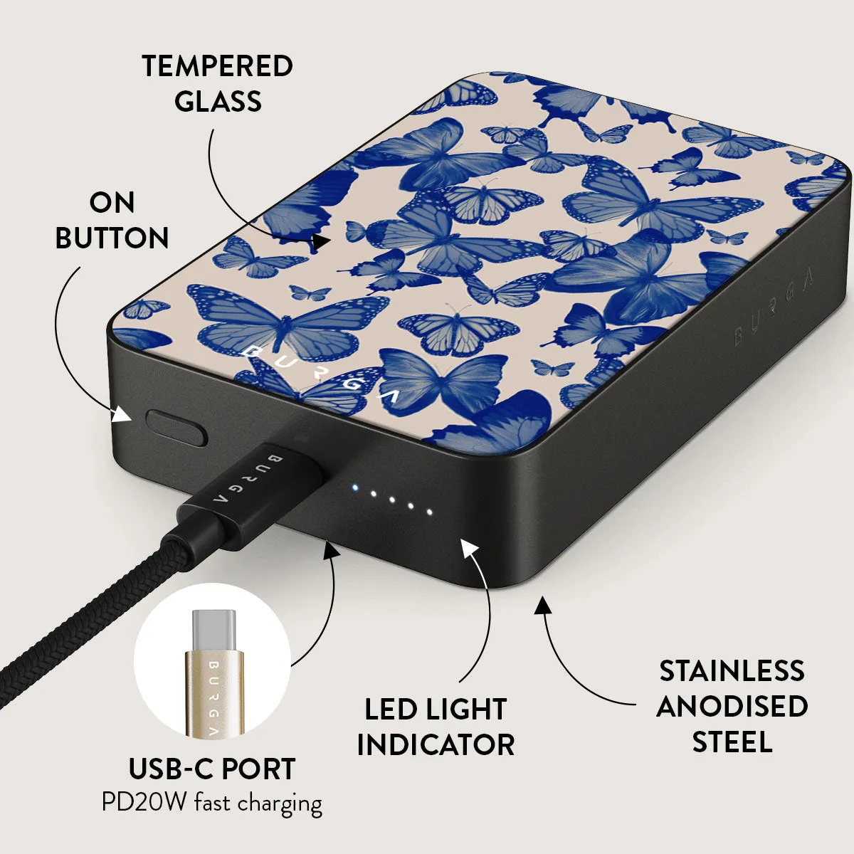 Butterfly Effect - Magnetic Power Bank