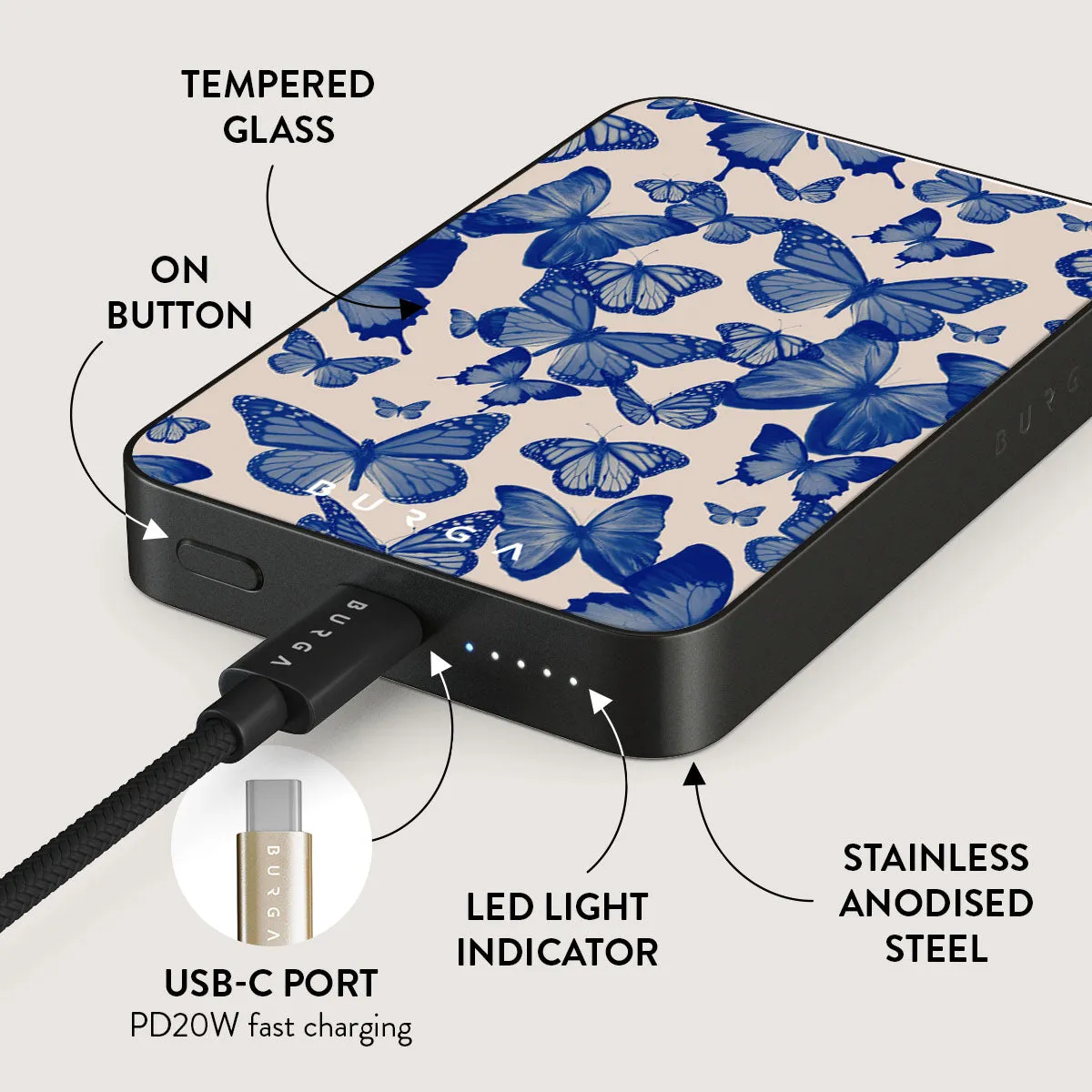 Butterfly Effect - Magnetic Power Bank