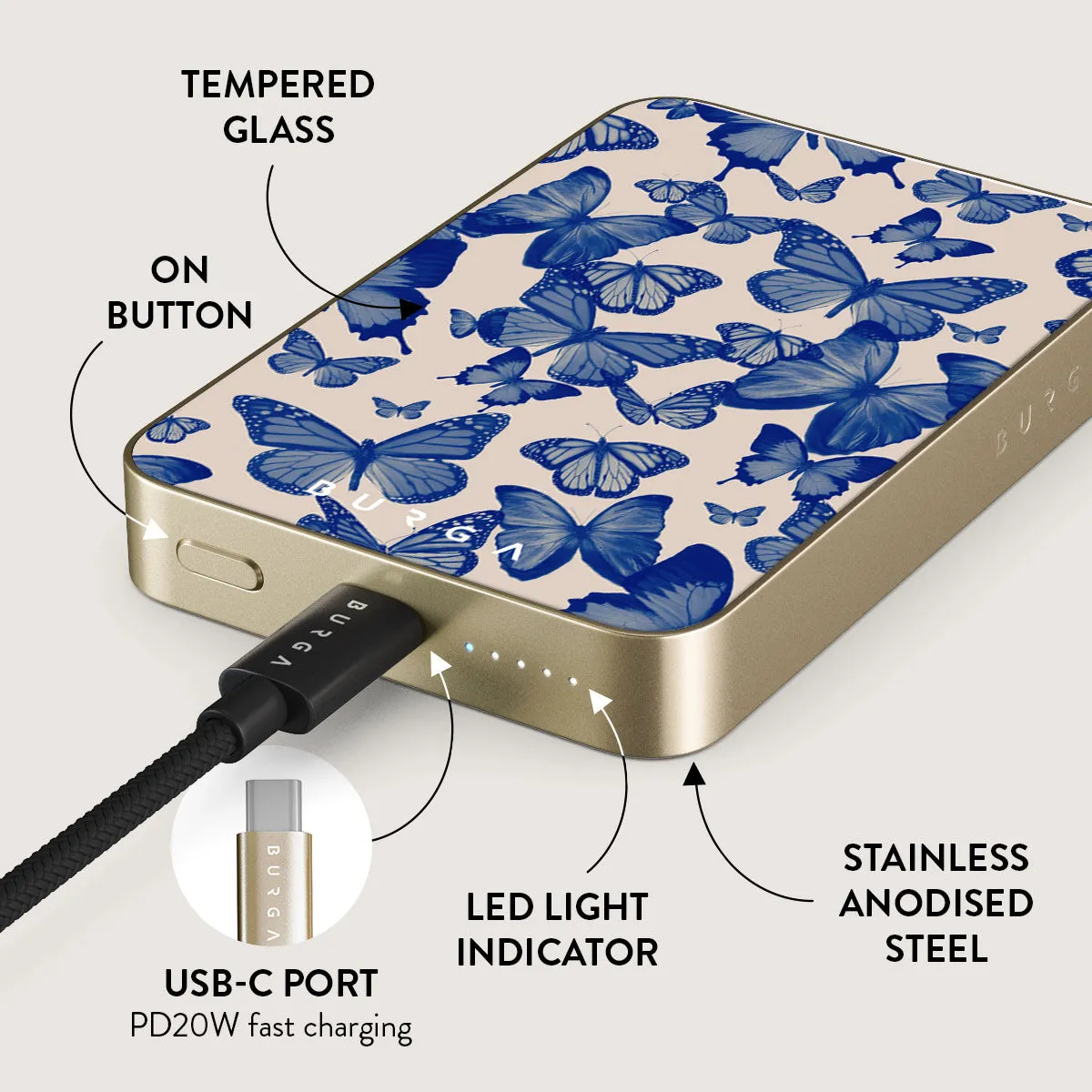 Butterfly Effect - Magnetic Power Bank