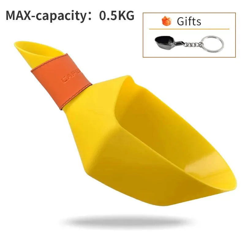 CAFEMASY Kitchen Accessories Large Container Shovel For Coffee Bean Flour Ice Cubes Capacity Measuring Tool Scoops 500g 1kg 2kg