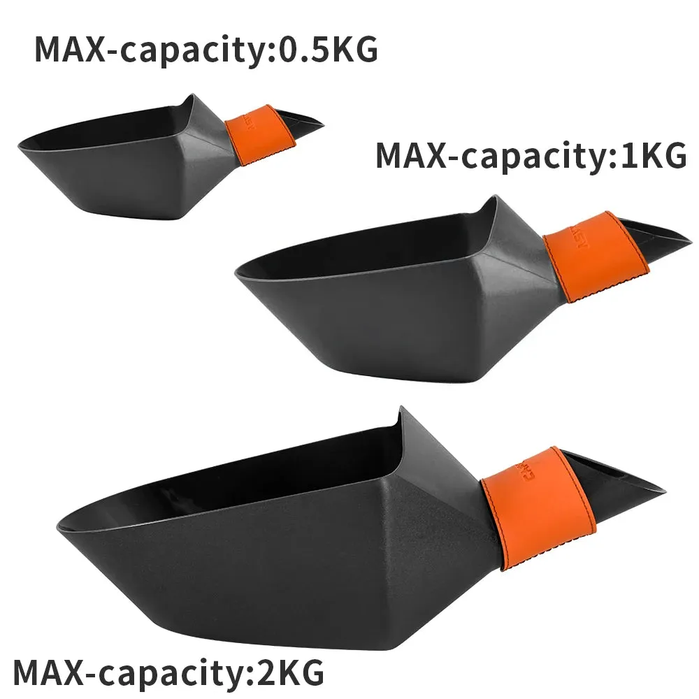 CAFEMASY Kitchen Accessories Large Container Shovel For Coffee Bean Flour Ice Cubes Capacity Measuring Tool Scoops 500g 1kg 2kg
