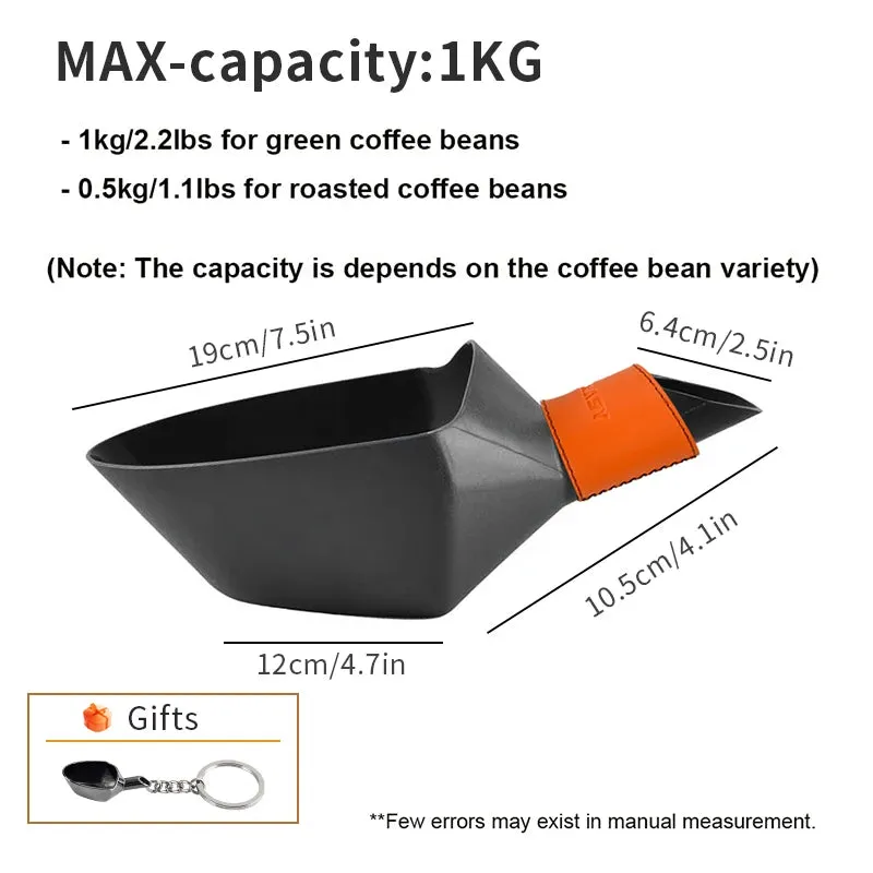 CAFEMASY Kitchen Accessories Large Container Shovel For Coffee Bean Flour Ice Cubes Capacity Measuring Tool Scoops 500g 1kg 2kg