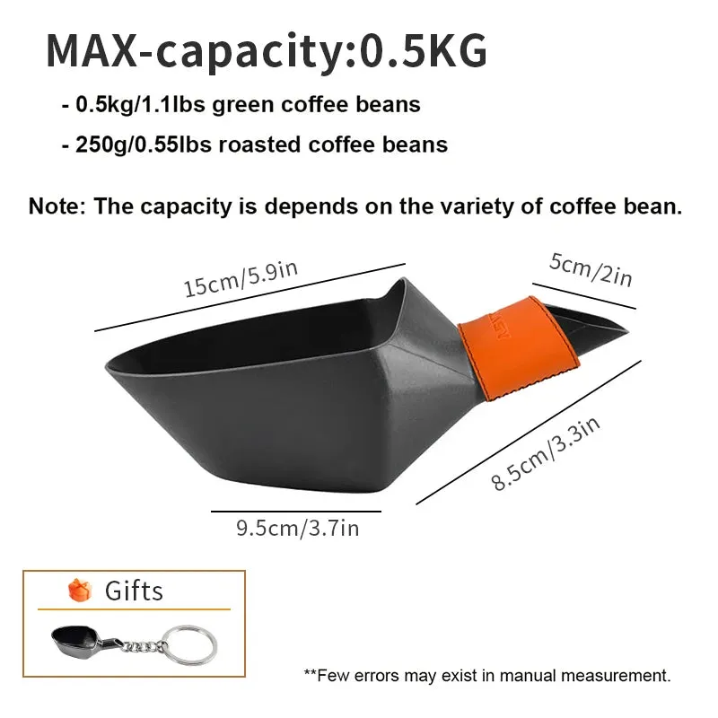 CAFEMASY Kitchen Accessories Large Container Shovel For Coffee Bean Flour Ice Cubes Capacity Measuring Tool Scoops 500g 1kg 2kg