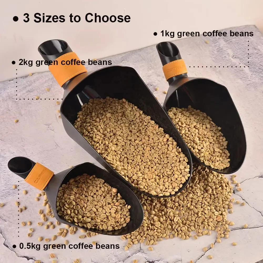 CAFEMASY Kitchen Accessories Large Container Shovel For Coffee Bean Flour Ice Cubes Capacity Measuring Tool Scoops 500g 1kg 2kg