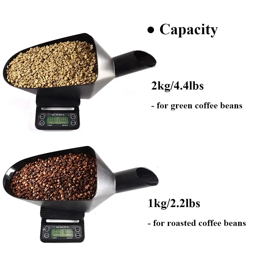 CAFEMASY Kitchen Accessories Large Container Shovel For Coffee Bean Flour Ice Cubes Capacity Measuring Tool Scoops 500g 1kg 2kg