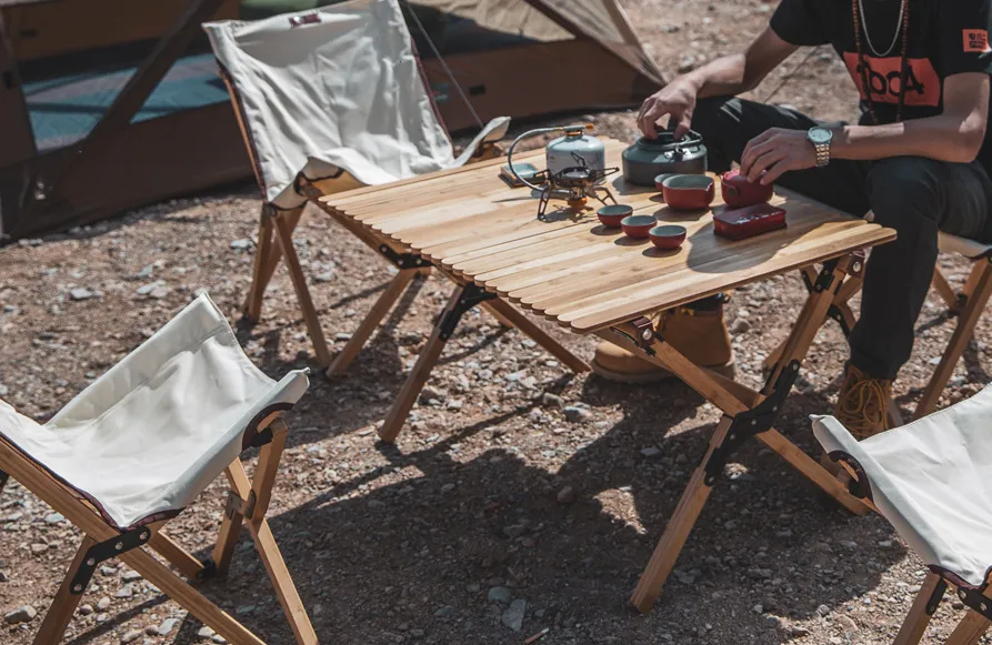 Camping Bamboo Table