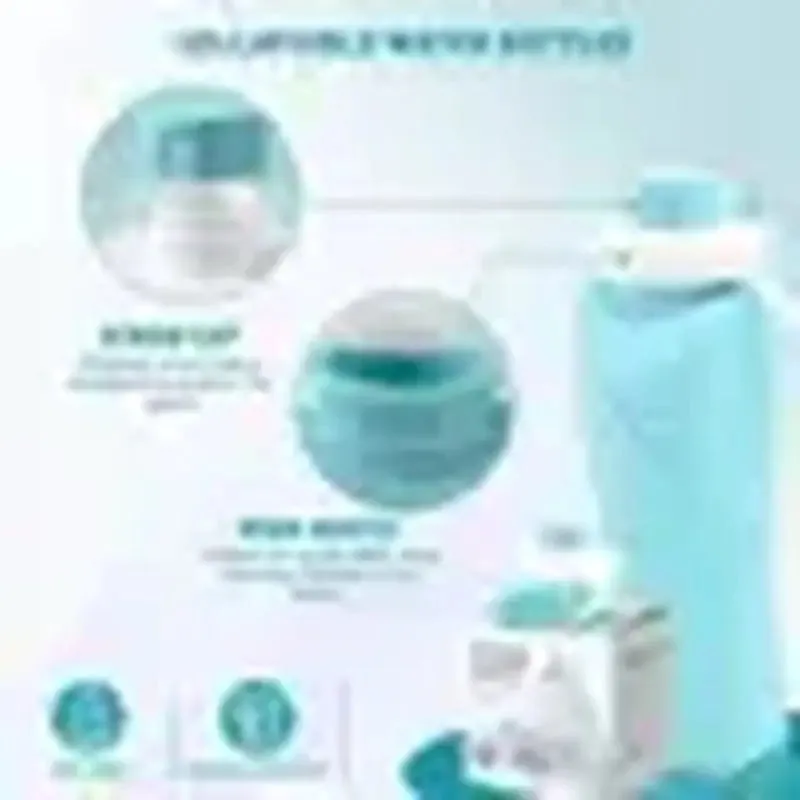 Camping Cup Excellent reviews Water Travel Folding Outdoor Leakproof.Kettle Silicone High-quality for low cost Large Foldable Bottles Collapsible Sports Capacity Water