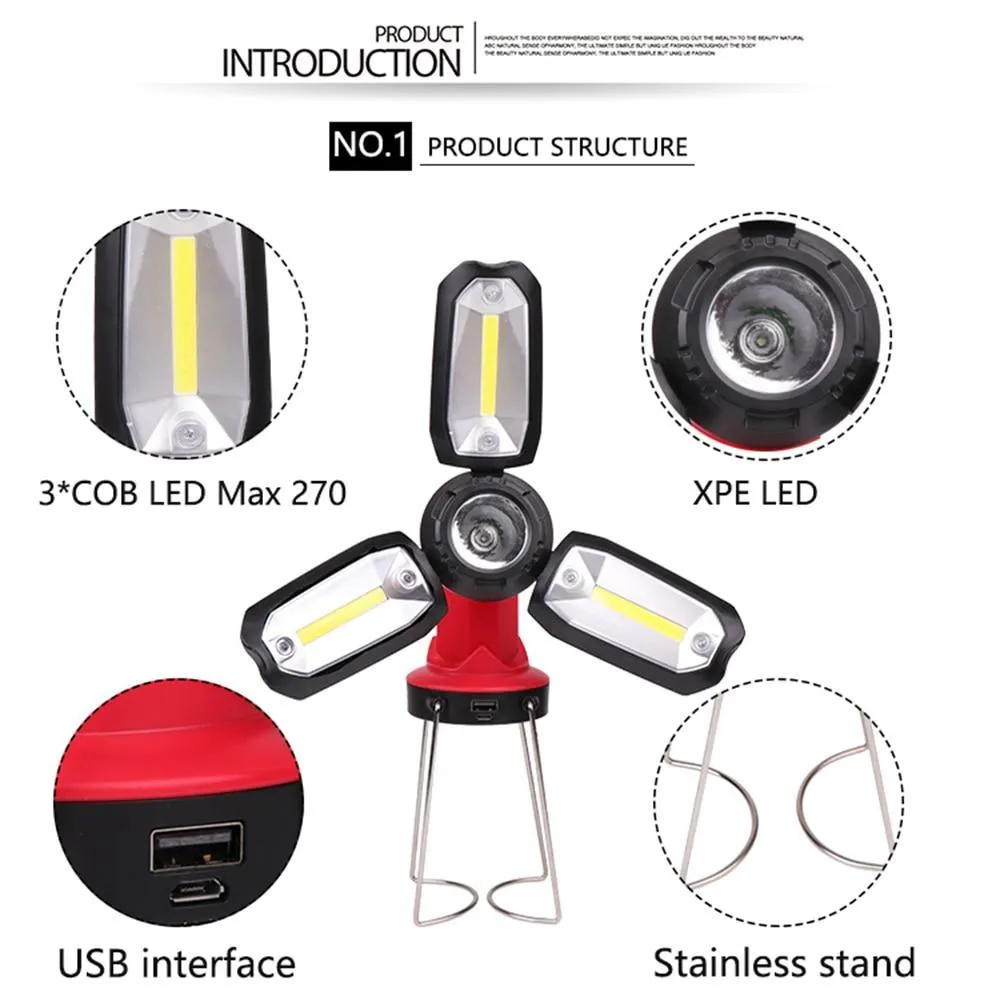 Camping Lantern Foldable Flashlight