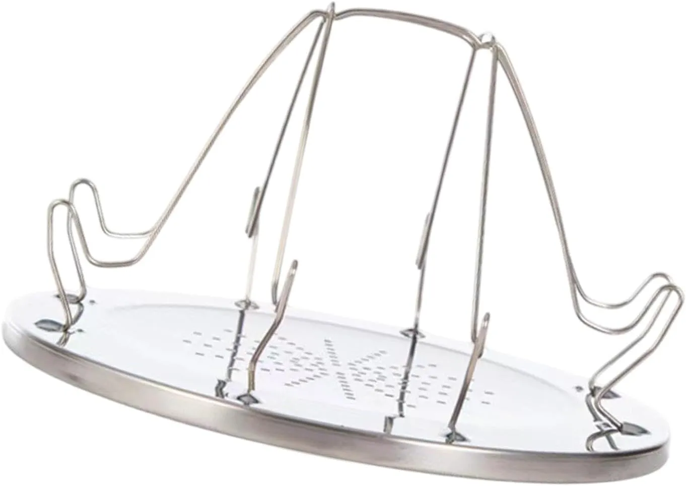 Camping Toaster Rack Stainless Steel Portable Foldable for 4 Slices Outdoor Cooking