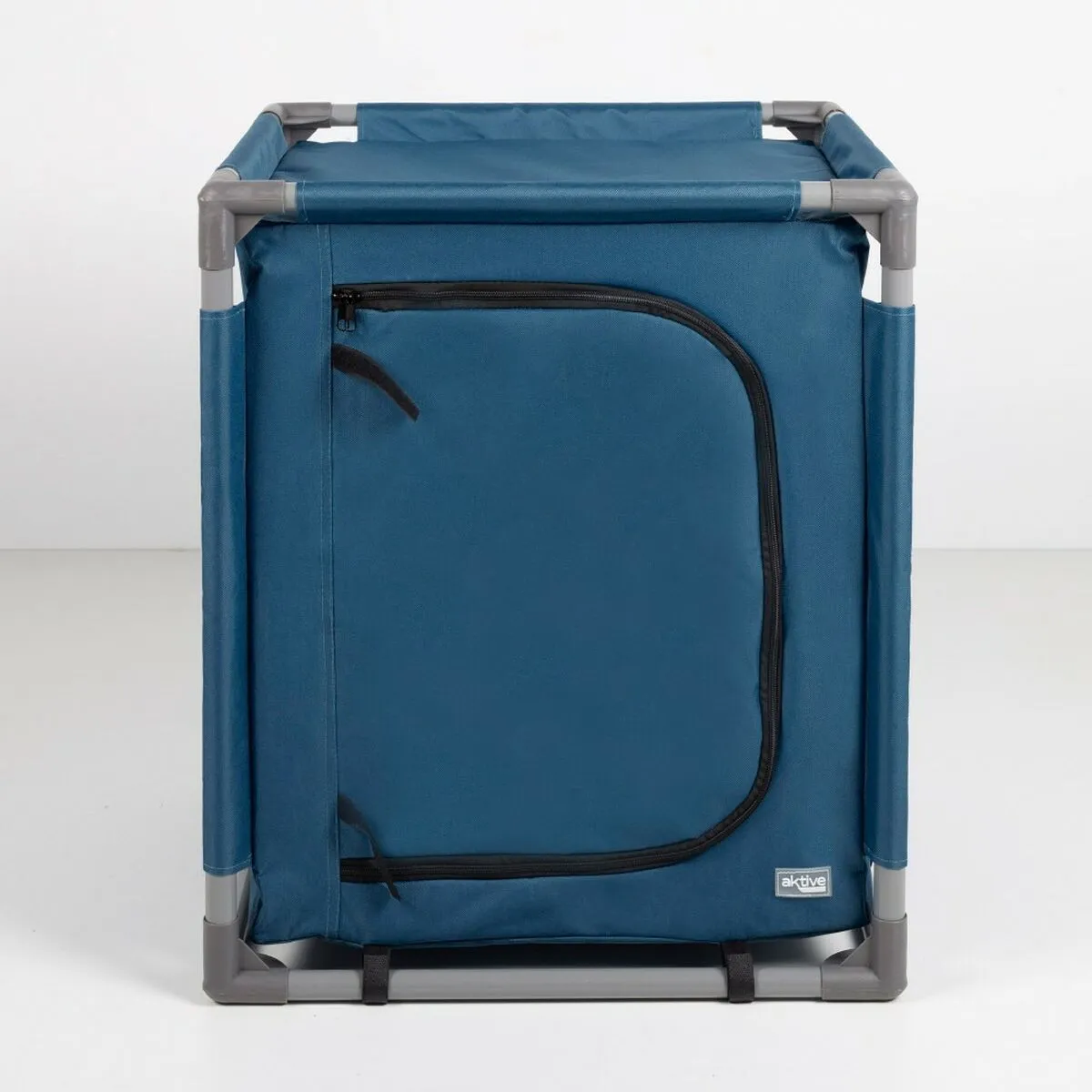 Camping wardrobe Aktive Blue Foldable 56 x 66 x 46 cm 2 Units