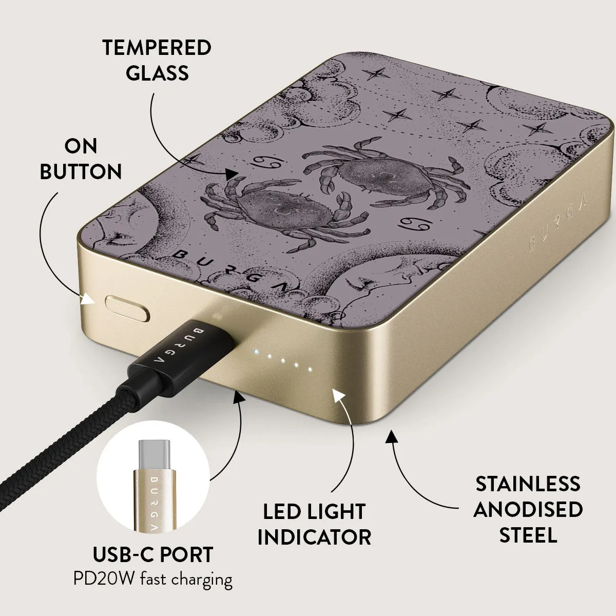 Cancer - Magnetic Power Bank