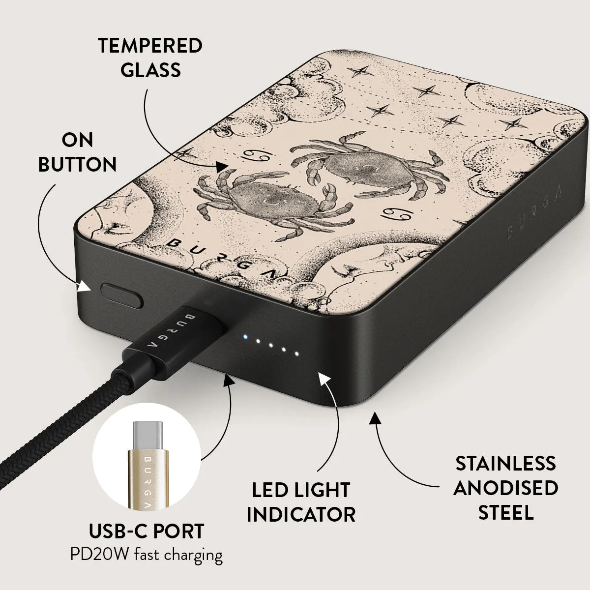 Cancer - Magnetic Power Bank