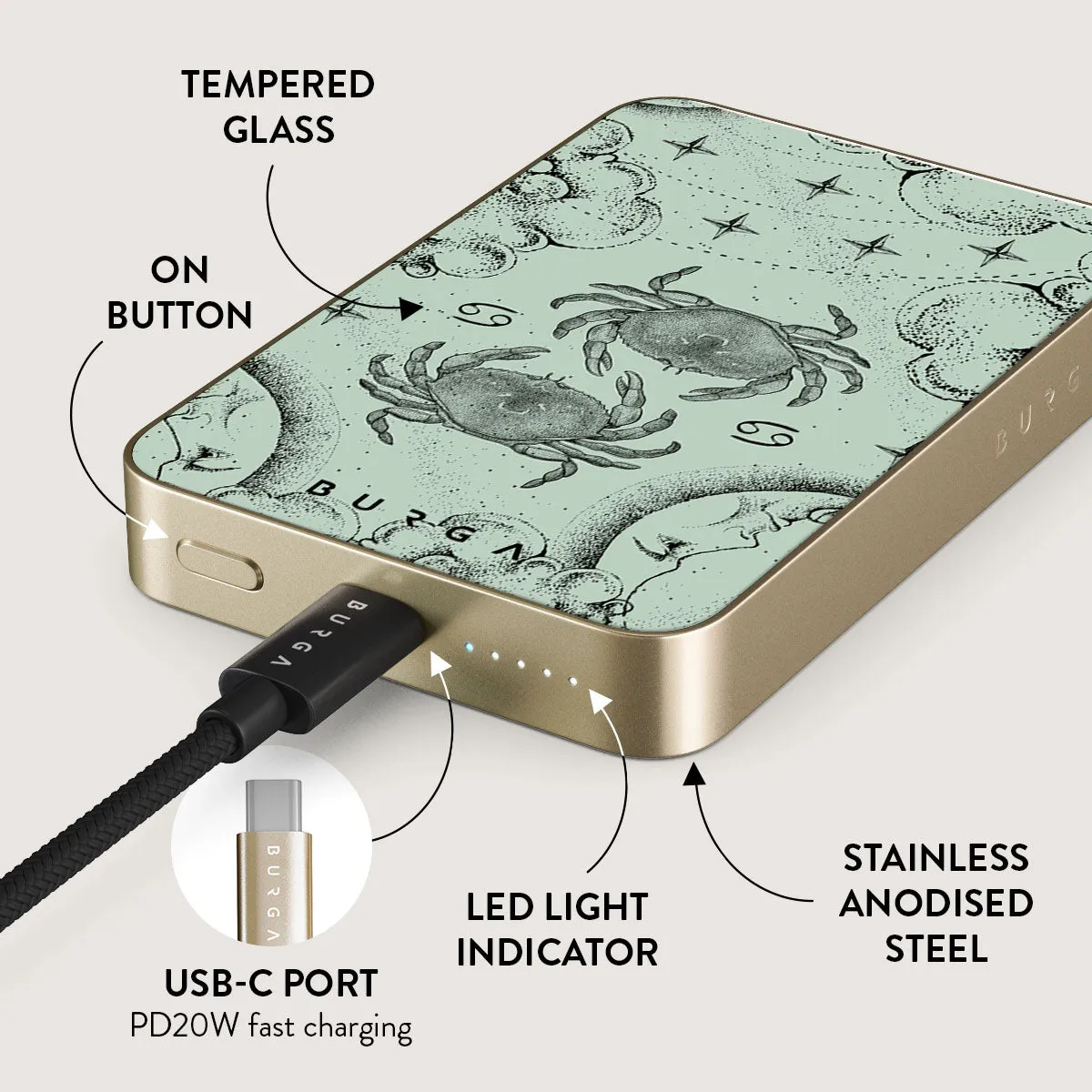 Cancer - Magnetic Power Bank