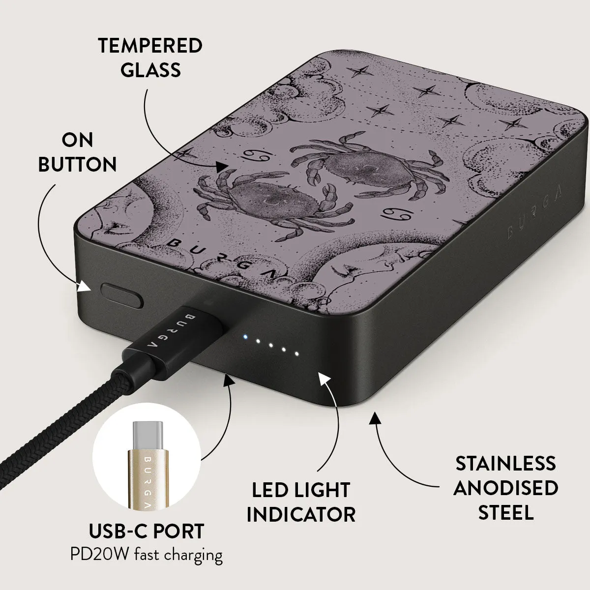 Cancer - Magnetic Power Bank