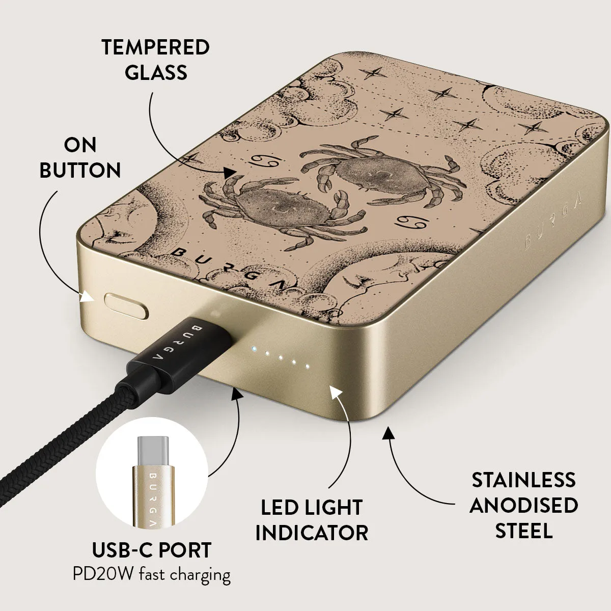 Cancer - Magnetic Power Bank