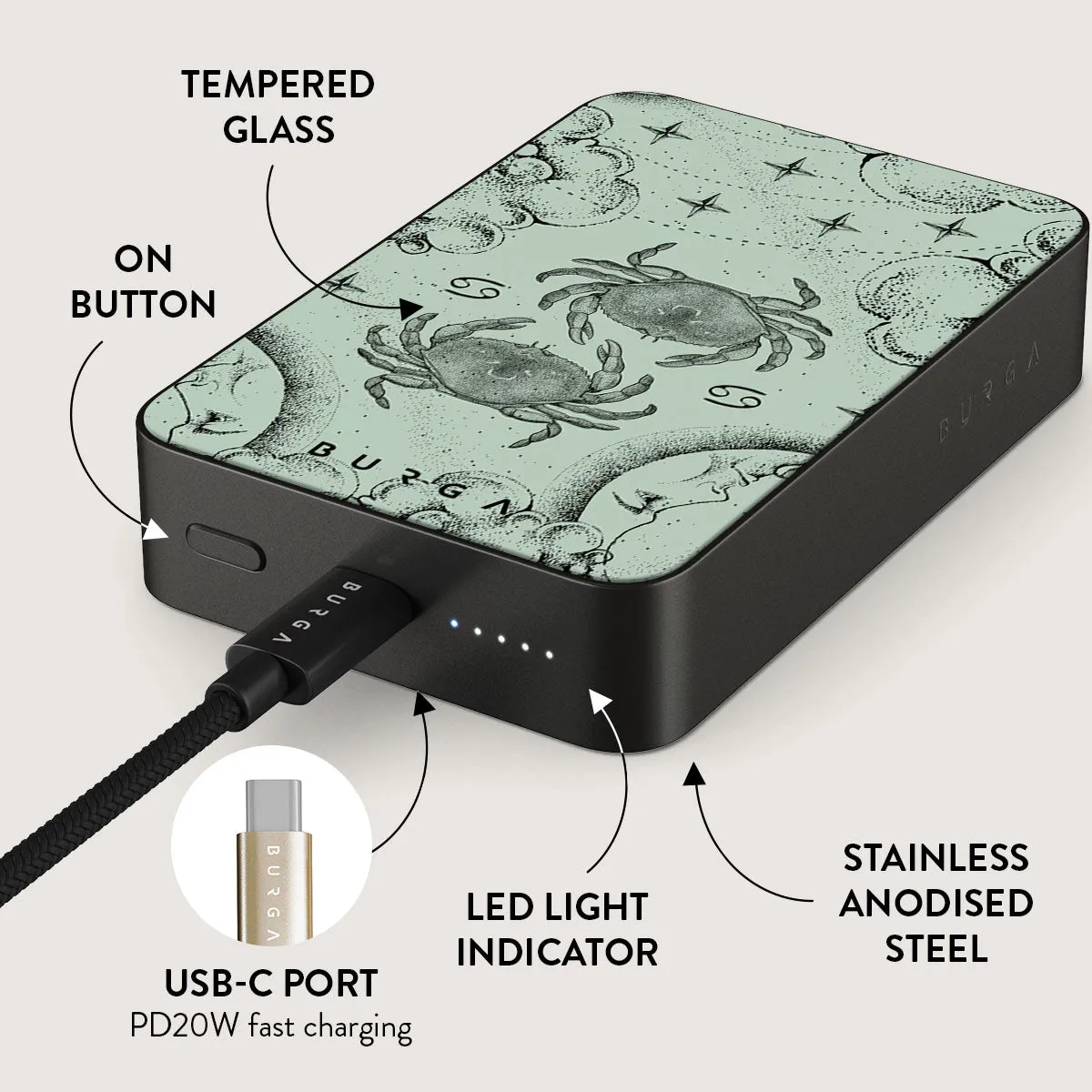 Cancer - Magnetic Power Bank