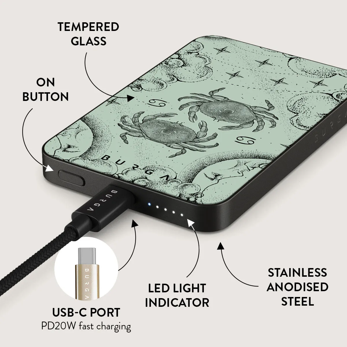 Cancer - Magnetic Power Bank