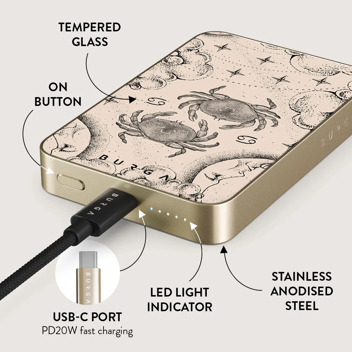 Cancer - Magnetic Power Bank