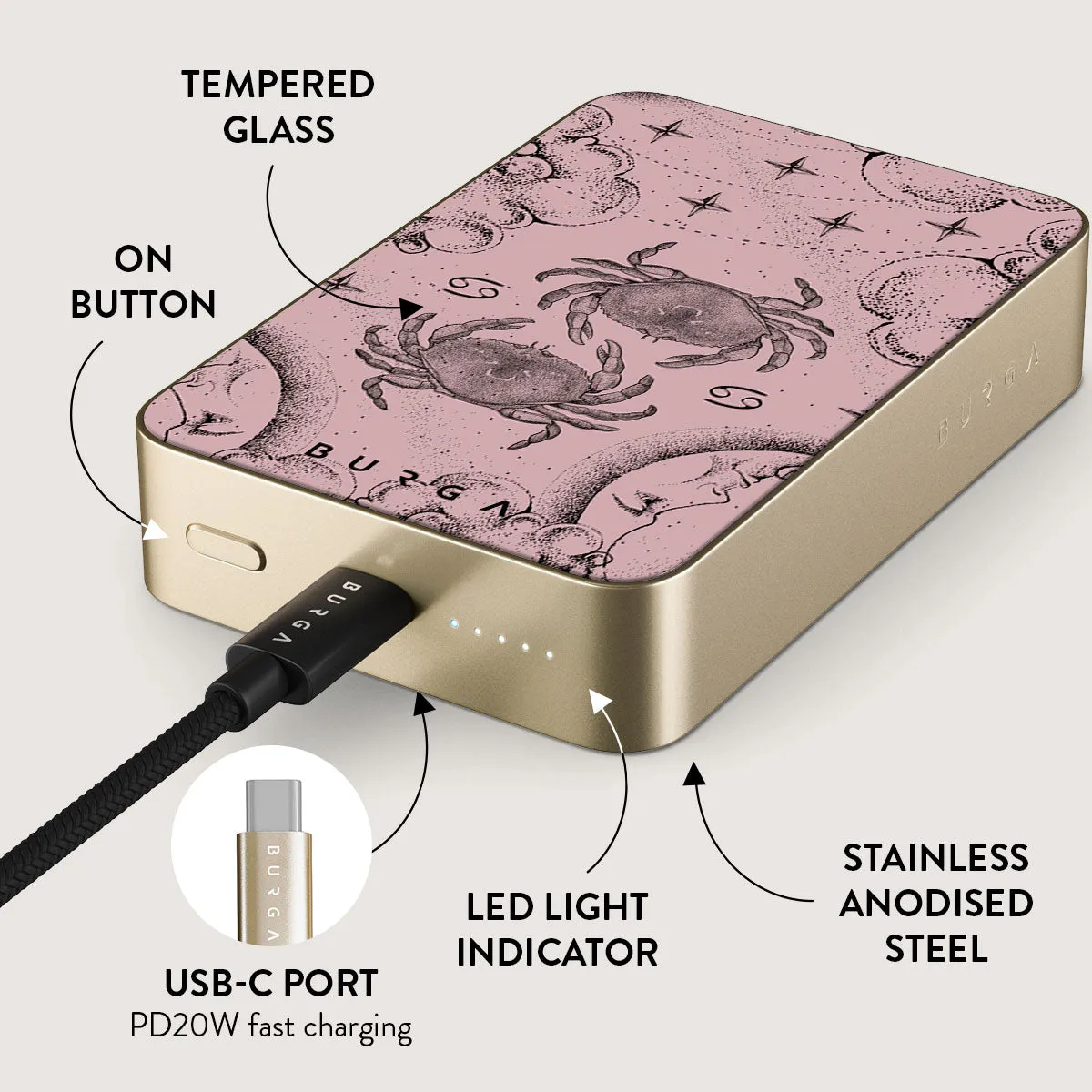 Cancer - Magnetic Power Bank